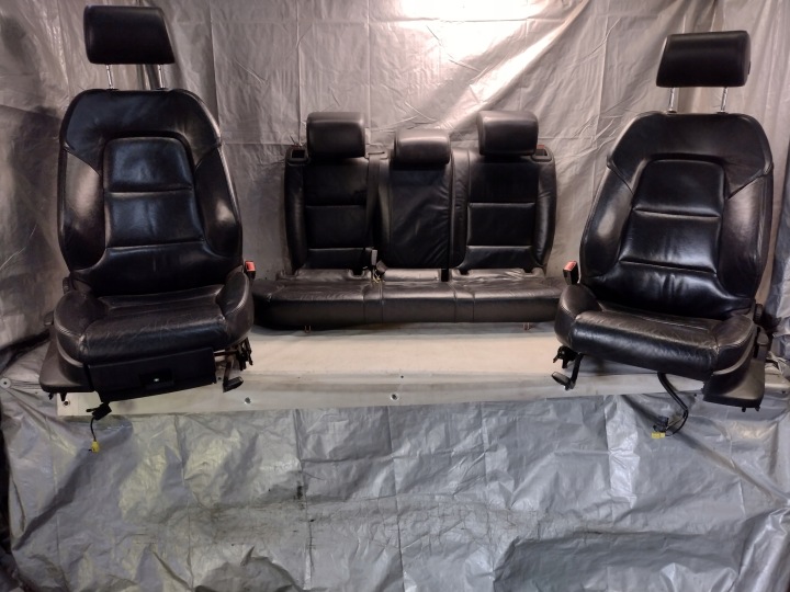 Sitze vorne Sitz heck Leder Audi A3 8P Sportback 5D