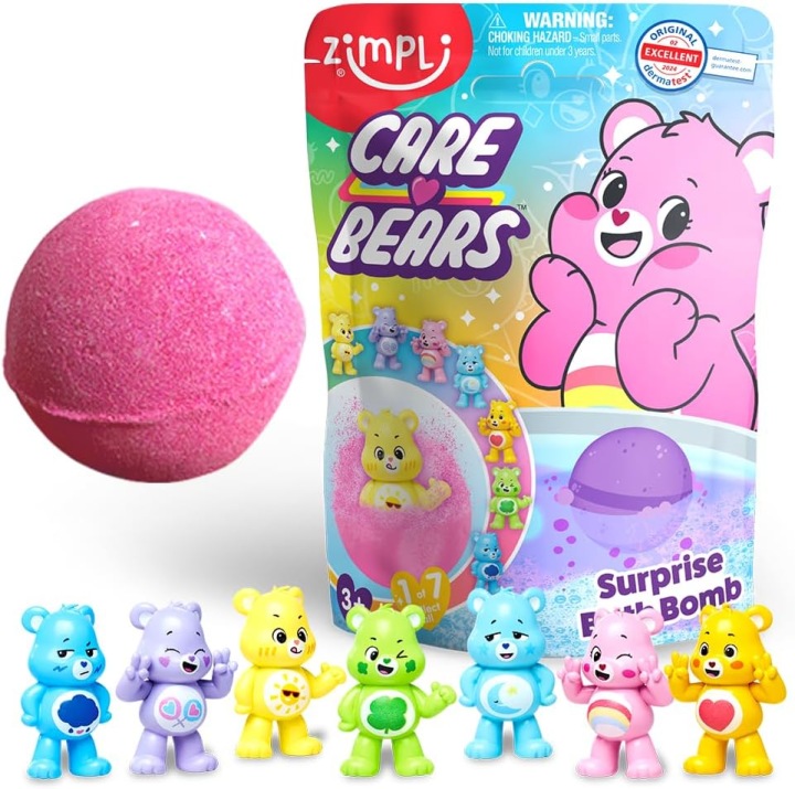 ZIMPLI - Large Care Bears Surprise Бомба для купання, 7 іграшок Surprise — фото 2