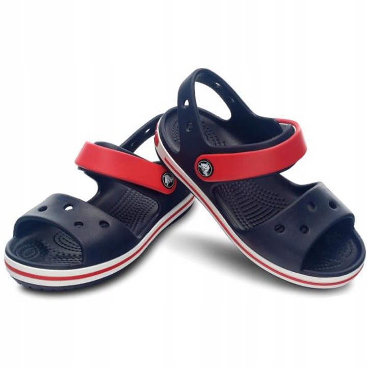 CROCS сандалі темно-сині дитячий логотип на літо 29,5 1Ż9E (новий з дефектом) — фото 2