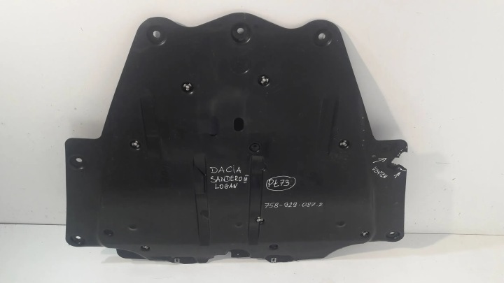 Dacia Sandero III LOGAN copertura GREMBIALINA Motore inferiore 758929087R ulamany Del gancio traino
