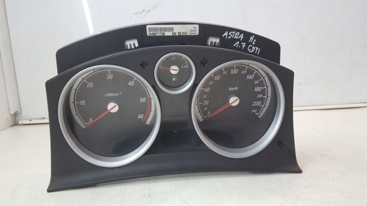 quadro strumenti TACHIMETRO contagiri Opel Astra H 1,7 CDTI