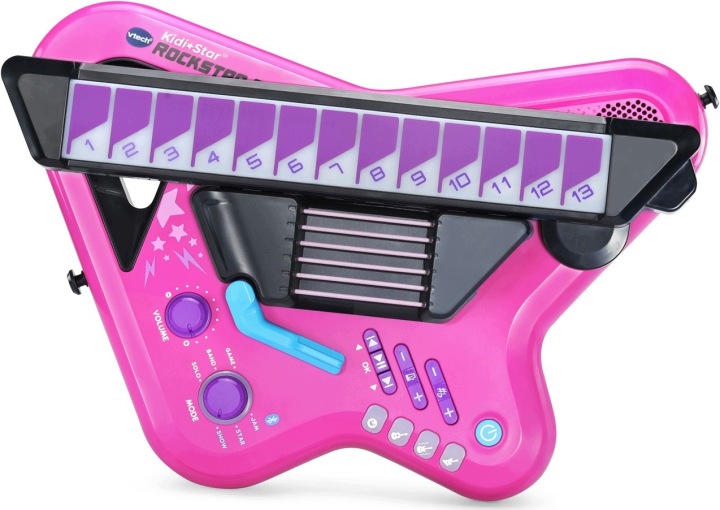 VTECH Kidi Star Rockstar Гітара електрична рожева (Англійська Версія — фото 6
