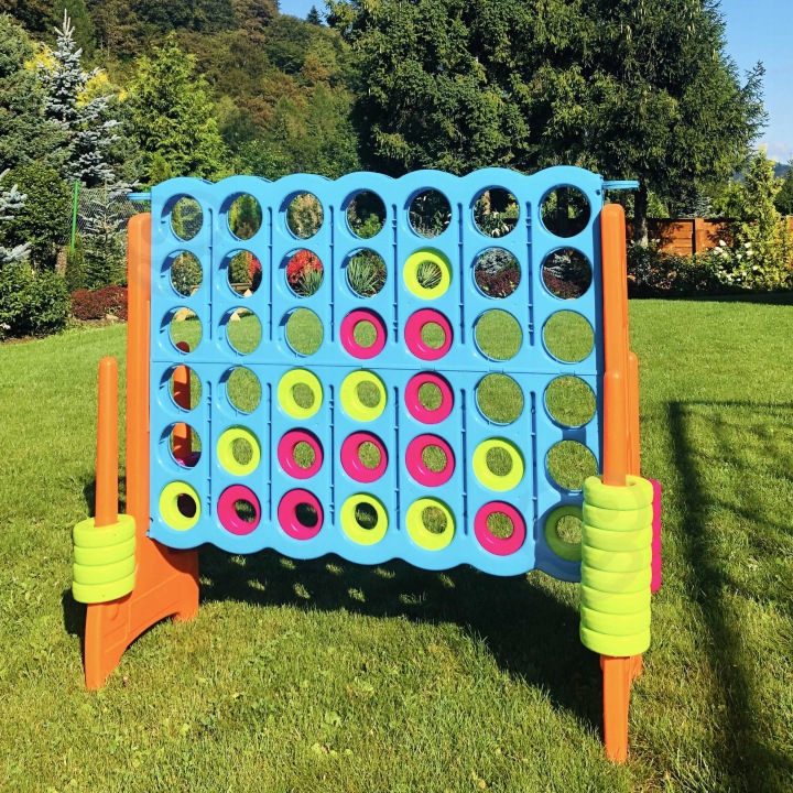 GRA LOGICZNA PLAC ZABAW OGRODOWY DOMU 4 W LINII RZĘDZIE DUŻY XXL FEBER EAN (GTIN) 8411845018204