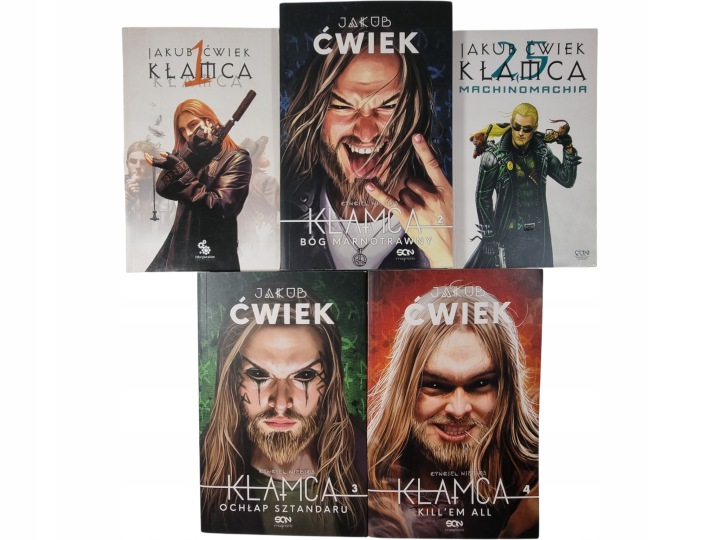 Zdjęcie egzemplarza: Kłamca / zestaw 5 książek / Jakub Ćwiek