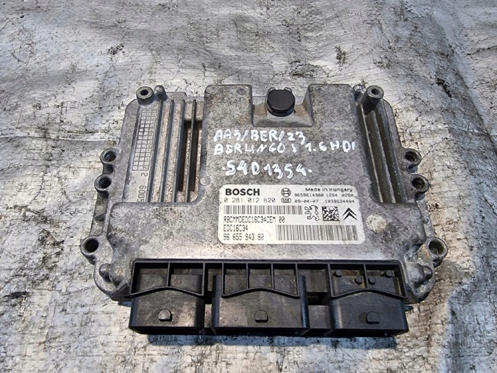 Computer Bedienteil DES MOTORS BOSCH 0281012620 CITROEN BERLINGO und LIFT 1.6 HDI