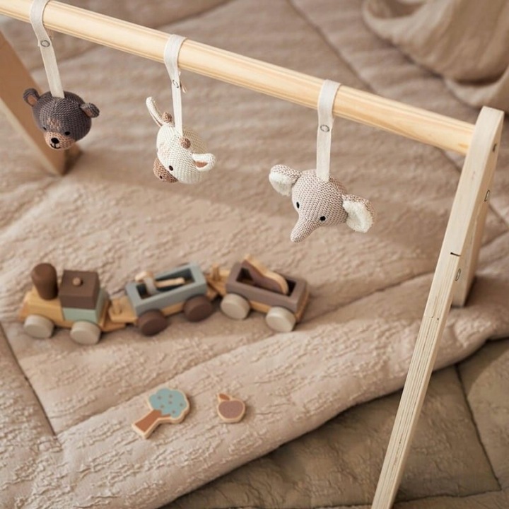 Підвіски Для Стійки Розвивального Набір 3 шт. Animals Jollein Baby Gym — фото 3