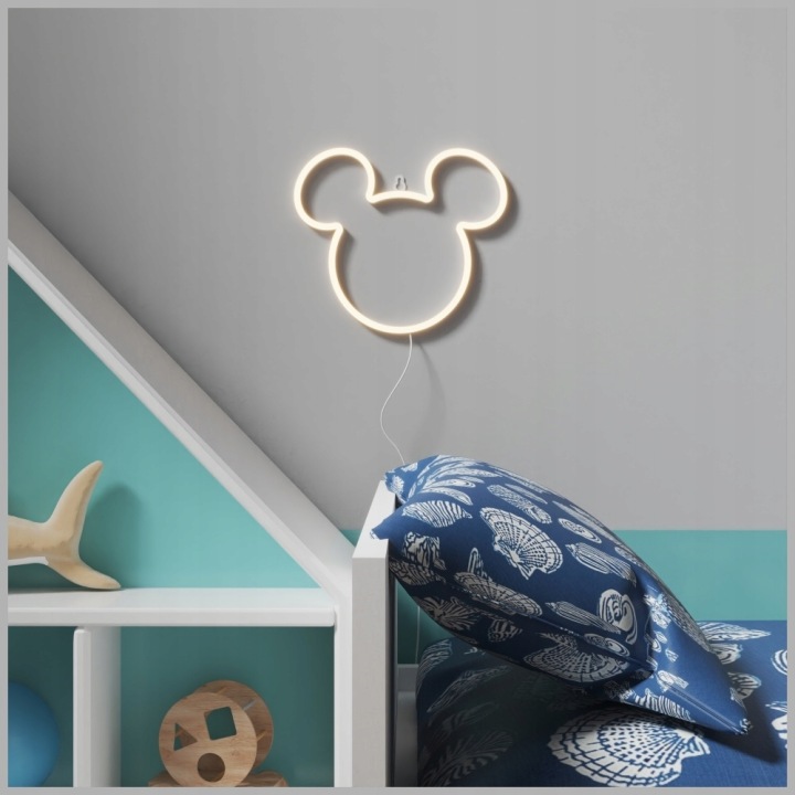 Лампа неонова LED Disney Міні Mickey Ears Yellowpop різнокольорова — фото 2