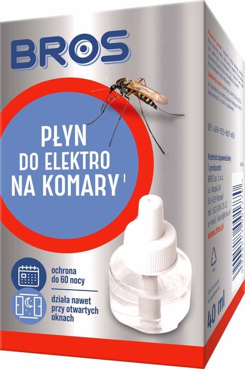 BROS рідина для електро від комарів 60 ночі
