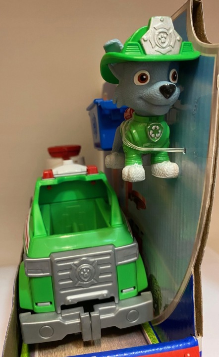 Транспортний засіб з фігуркою Spin Master Щенячий Патруль Fire Rescue Rocky Цистерна — фото 2