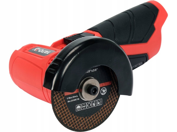 Bezuhlíková Kotoučová Řezačka 12V 76 MM 19500 Ot/min Bez Akumulátoru
