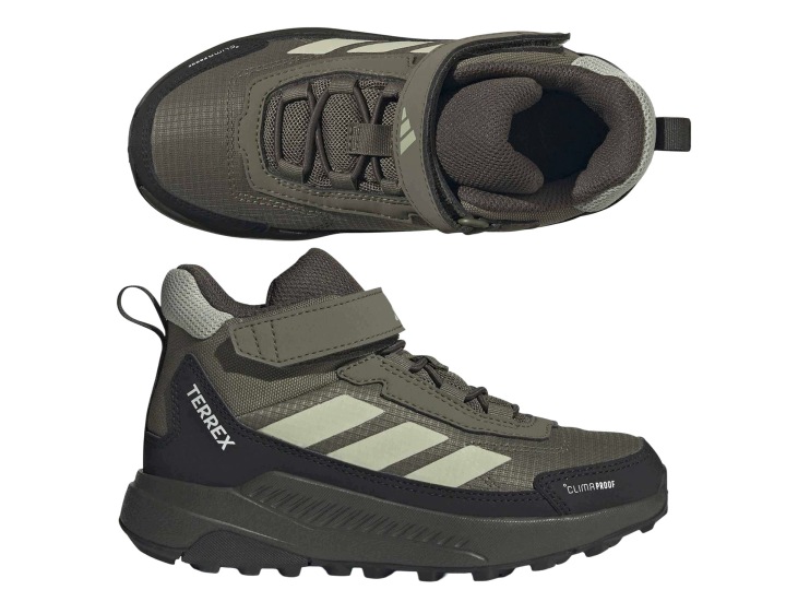 ADIDAS TERREX ANYLANDER MID KJ2671 взуття дитяче зелене липучку трекінгові