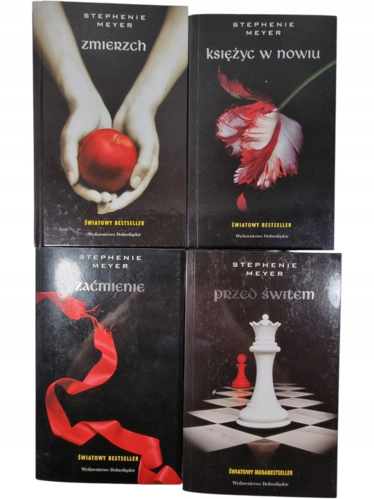 Zdjęcie egzemplarza: Zmierzch 1-4 / Stephenie Meyer / Księżyc w Nowiu Zaćmienie Przed Świtem