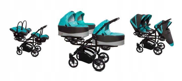 BABYACTIVE TRIPPY PREMIUM візок для трійні 3 в 1 — фото 9