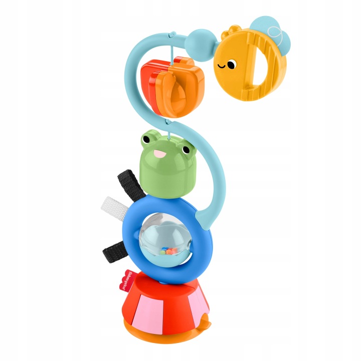 FISHER PRICE веселі звуки іграшка сенсорна з присоскою брязкальце