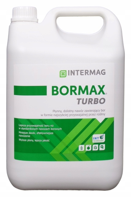 Bormax Turbo 5L kapalné listové hnojivo obsahující 150 g boru v litru XL