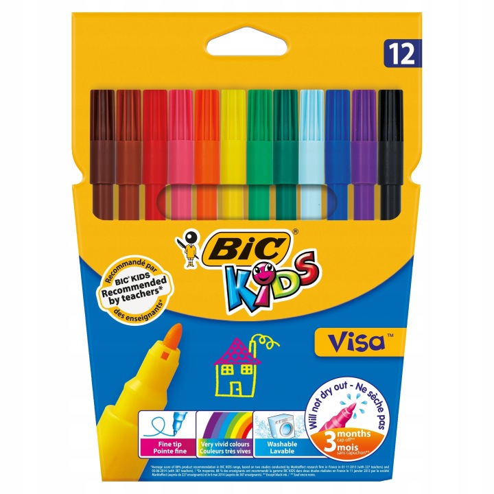 Фломастери BIC 12 шт.
