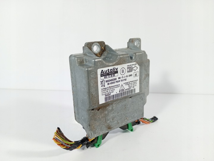 Peugeot 307 SW 02-09 module control unit airbags airbag OE 9653493380