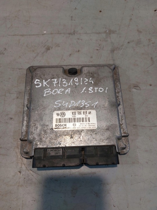Bedienteil DES MOTORS VW BORA 1.9 TDI 85KW BOSCH 038 906 019 AM