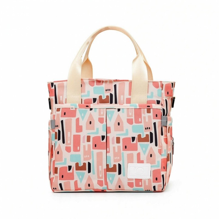 "Батьки Tote Large Capacity Підгузок Bag Розрив Стійкий для Moms, Castle" — фото 6