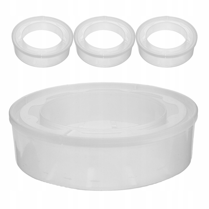 4 шт. Slim Білий Nappy Коробка Рефіл Rings з Розрив стійкий Дизайн — фото 6