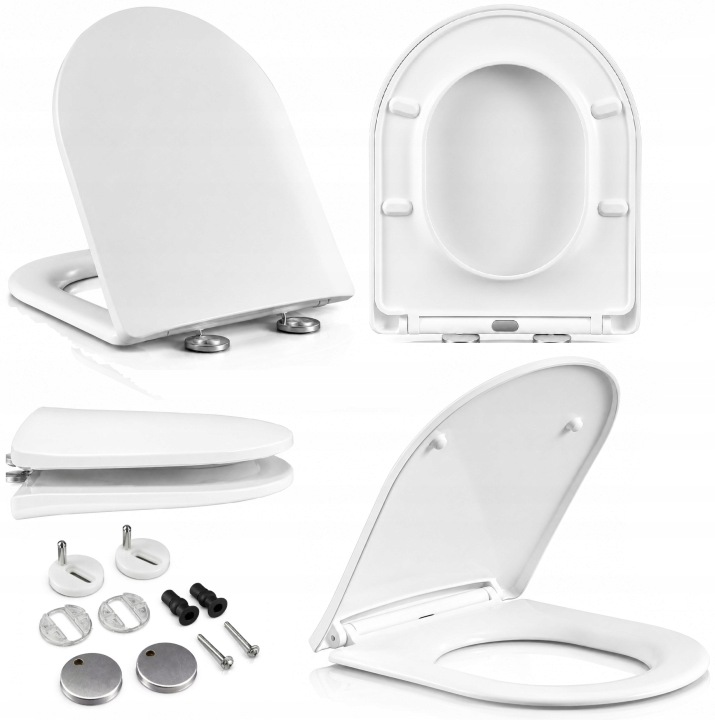 Wc sedátko Duroplast Slim 42x36 Carlo Rea s pomalým sklápěním