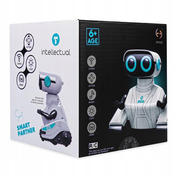 ROBOT INTERACTIVE REMOTE CONTROLLED RC REMOTE CONTROL FOR CHILDREN SOUND LED Kind for programming and coding