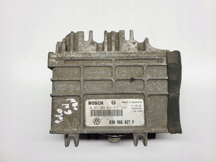 Bedienteil Computer DES MOTORS VW POLO 6N 1.4B 030906027P 0261203914/915