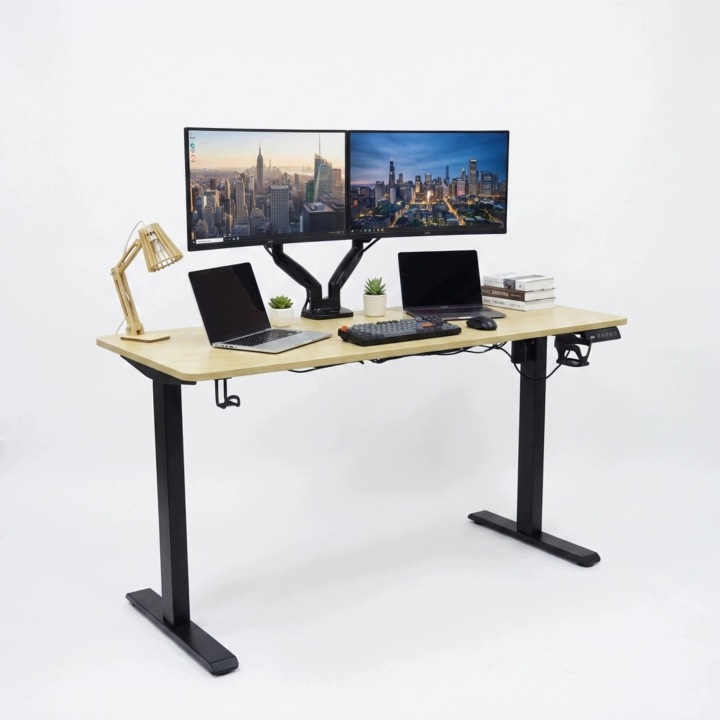 Kik KX2640 Elektrický výškově nastavitelný stůl 120 x 60 cm, bílý