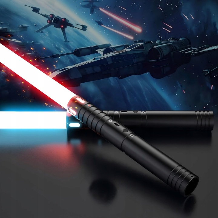 Меч космічний LED з зарядкою USB 20 кольорів ефекти звукові — фото 3