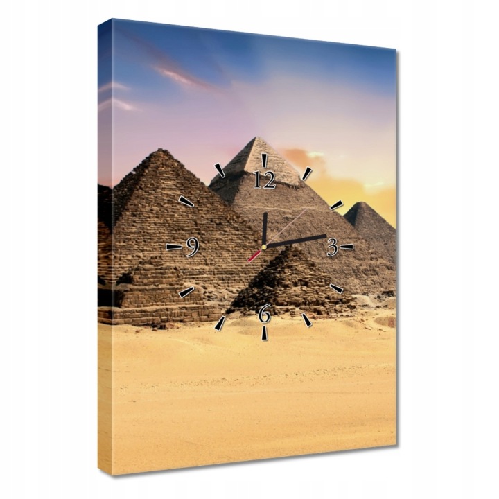 Nástěnné hodiny 40x60 Egyptské pyramidy