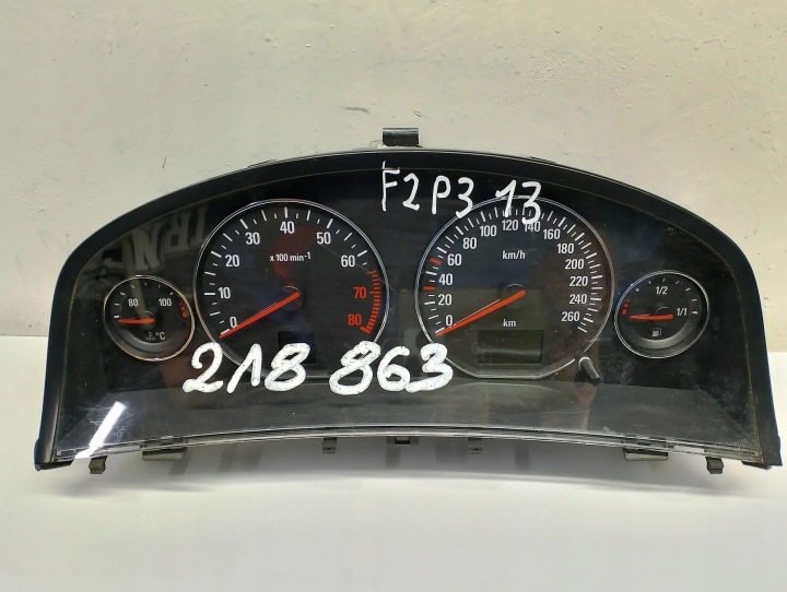 Instruments tachymètre compte tours Horloge montre tableau bord Opel Signum 2.2B 13144233UJ Przebieg 218863km