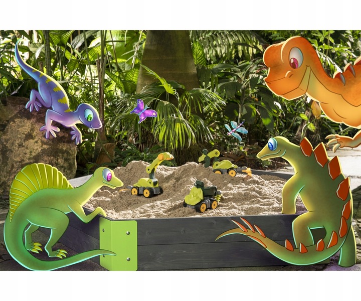 BIG WYWROTKA DINOZAUR CIĘŻARÓWKA DO PIASKU POWER Model -
