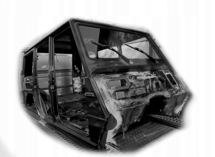 IDEALNA KPL. carrozzeria tetto LONGHERONE CWIARTKI parafango MERCEDES G W463 17r 1