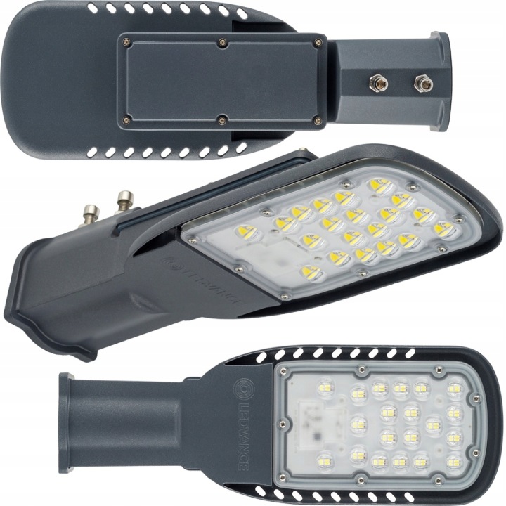 Pouliční Led svítidlo Průmyslová lucerna Šedá 45W 4000K IP66 Ledvance