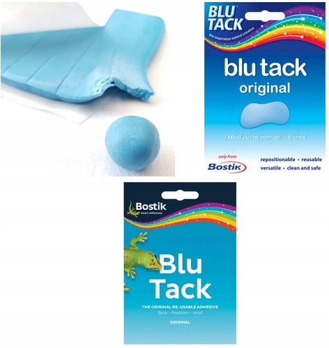 Маса кріпильна пластична BLU-TACK самоклеюча Bostik 50 г — фото 6