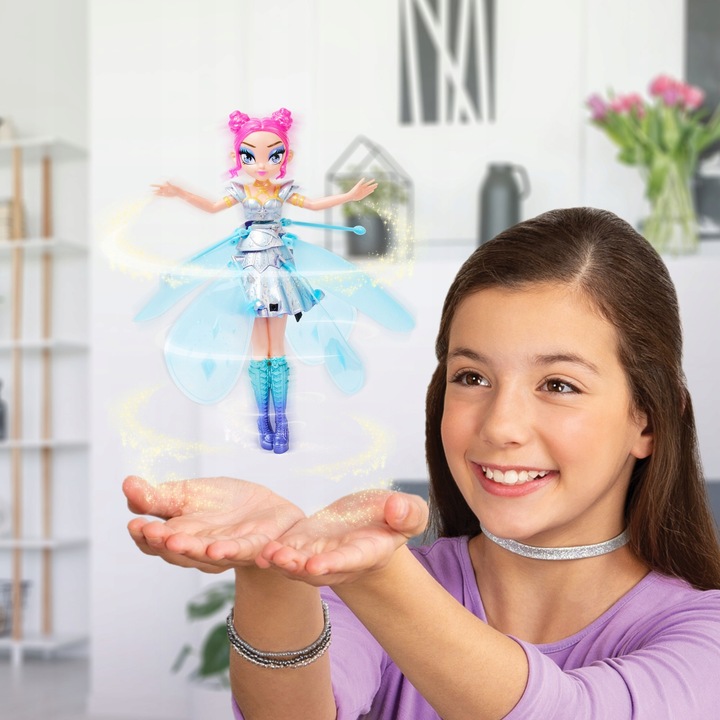 LATAJĄCA WRÓŻKA POP STARLIGHT HATCHIMALS CRYSTAL FLYERS 17 CM Marka Spin Master