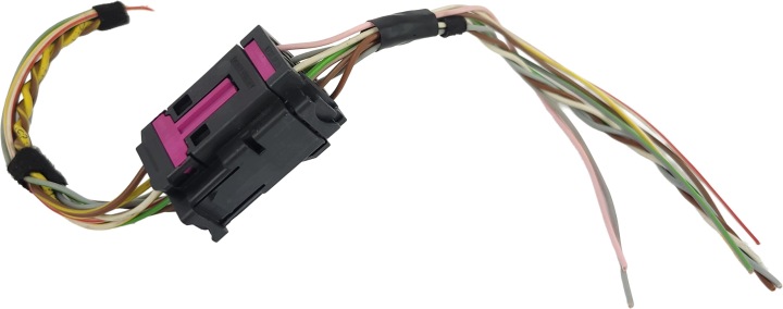 AUDI A6 C6 Connector Contact KOSTKA Kabelbaum 4F0937733 + 4F0937743 MESKA + ZENSKA