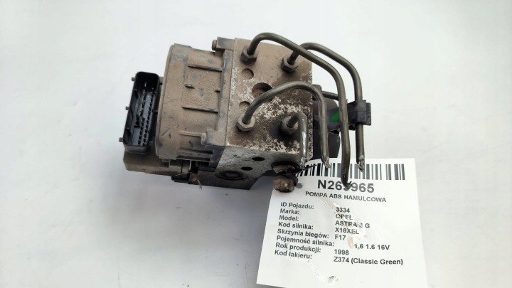 szivattyú ABS HAMULCOWA 90498066 OPEL ASTRA II G