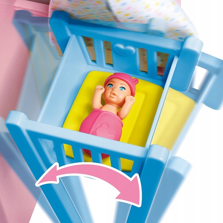 STEFFI POKÓJ NIEMOWLAKA W CIĄŻY LALKA LOVE OPIEKI DZIECI BOBASA MAMA SIMBA Marka Simba