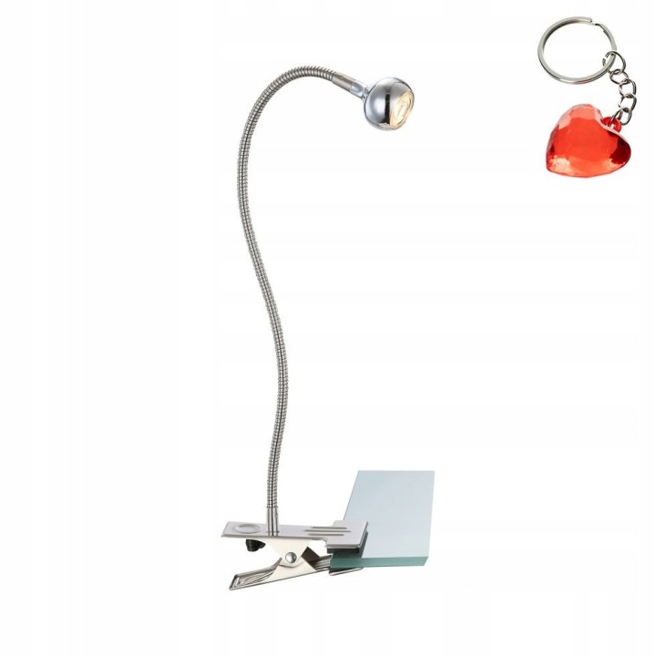 Stolní lampa s klipem Led 3W Serpent 24109K Globo