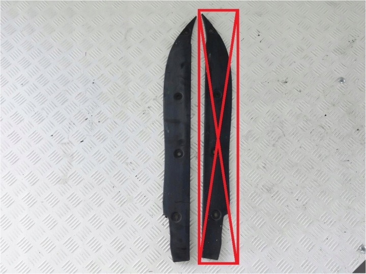 CAYENNE 7P5 11- moulding cover of a fender L or P