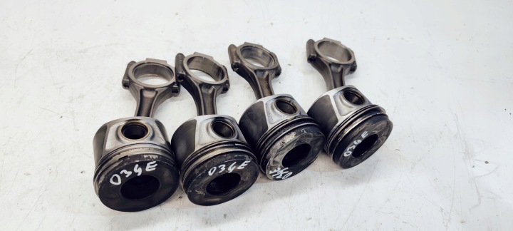 KOLBE + PLEUELSTANGE PLEUEL AUDI VW 2.0 TDI BLB BRE 03GE 038J