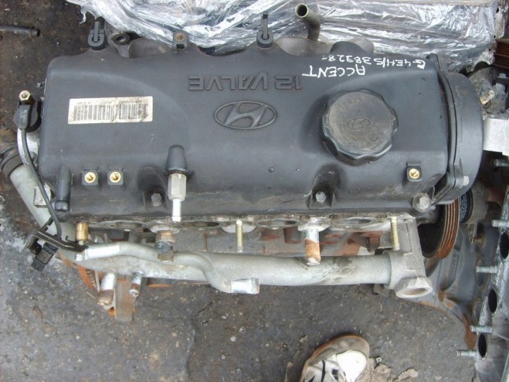 engine Hyundai Accent 1.3 12V 94-> kod G4EH