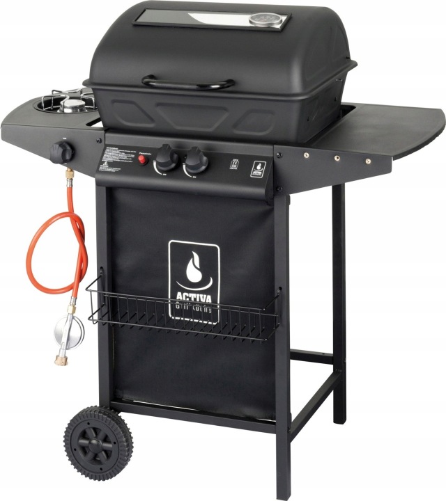Plynový gril Activa Mastercook Halifax s lávovými kameny (5,5 2,5 kW)