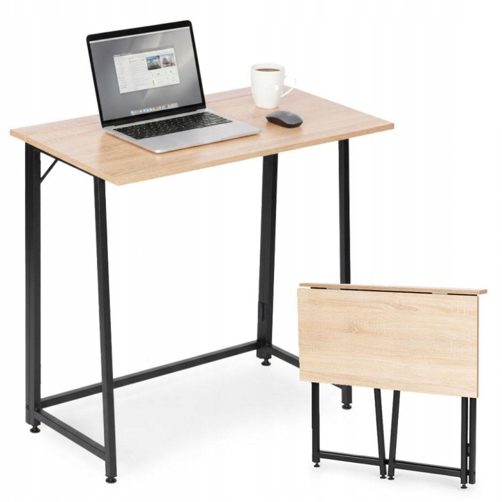 Skládací Loftový Počítačový Stůl 80x45 Mdf Modernhome