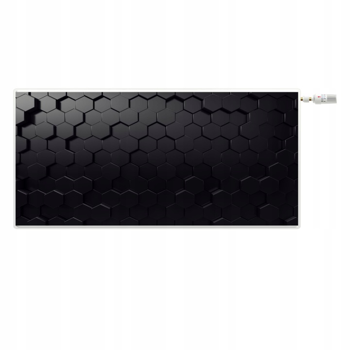 Černá Maskovačka Kryt radiátoru 3D Magnetická podložka 60x120