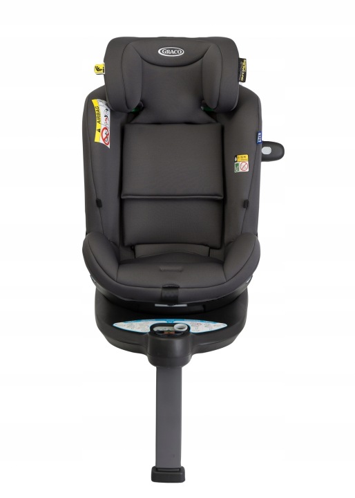 GRACO Крісло Turn2Me Grow R129 Iron до 125 см Поворотний 360 Isofix — фото 2