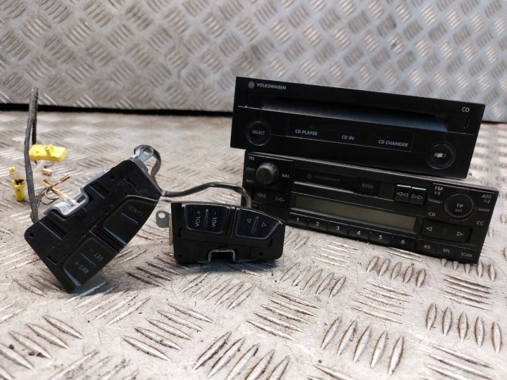 RADIO ODTWARZACZ BETA + Wechsler + Schalter MULTIFUNKCJI VW BORA