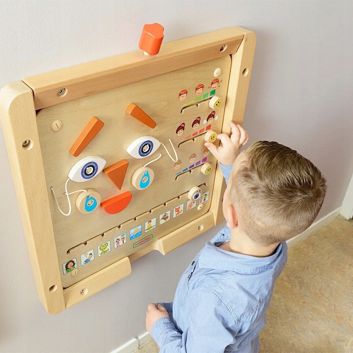 MASTERKIDZ Дошка Розвивальна Як Почуваєшся? Навчання Емоцій Монтессорі — фото 8
