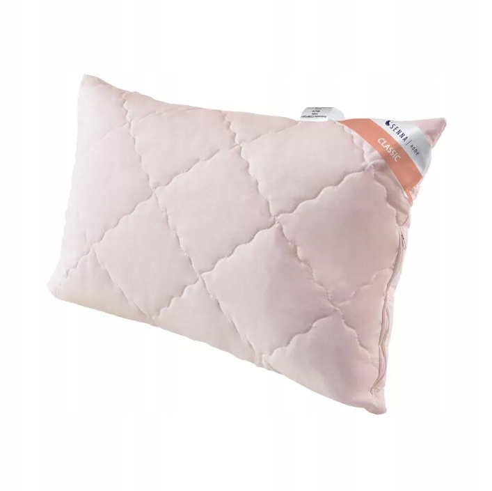 Antialergický polštář Comfort s kuličkami a zipem 50x70 růžová